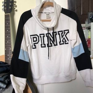 pink victoria secret cowl pullover